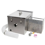 Stainless Steel Grease Trap Interceptor Set Detachable Design For Restaurant Kitchen Wastewater 19776486