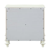 Ivory 2-Drawer Nightstand B062P209005