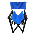 ZUN Folding Chair Wooden Director Chair Canvas Folding Chair Folding Chair 2pcs/set populus + Canvas W2297P143112