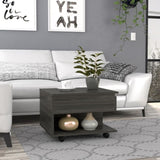 Luanda Lift Top Coffee Table, Casters, One Shelf -Espresso B20091882