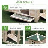 ZUN Wooden Chicken Coop （Prohibited by WalMart） 56516543