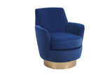 Velvet Swivel Barrel Chair, Swivel Accent Chairs Armchair for Living Room, Reading Chairs for W1361116864