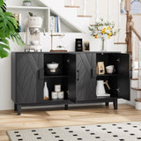 Modern style buffet cabinet, Storage side cabinet buffet cabinet, Medieval modern multifunctional W1706P235656