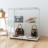 Tempered Glass Display Cabinet,Wine Cabinet,storage Cabinet,File Cabinet,with Bluetooth LED Light W3155P290424