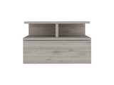 Floating Nightstand Flopini, One Drawer, Light Gray Finish B092123165