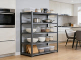 5-Tier Adjustable Storage Shelves for Garage, Capable of Holding 2000LBS - Heavy-Duty Metal Utility 72884400