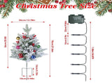 50 LED Lifelike Artificial Christmas Tree - 8 Lighting Modes, Auto 6H/18H Timer & IP44 Waterproof, 43340012