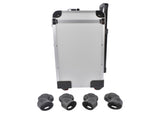 Portable 3-Tier Rolling Makeup Case with Universal Wheels for Makeup, Nail Art, Hair Styling Tools 87303464