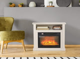27" Electric Fireplace with Mantel Surround, 1400W Replaceable Fireplace Insert Heater with 27698530