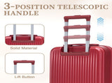 14"/20" 2 pcs/set in ABS Spinner Wheel Luggage, with Combination Lock and Front Opening Design, 14" 40167938
