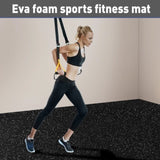 0.56 Inch EVA Foam Puzzle Exercise Mat - 12 Pieces for Home Gym, Shock-Absorbing Noise Reduction, T3772P352290