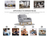 Welike 27.5 "W Modern Accent High Back Living Room Casual Armchair Rocker with One Lumbar W834P356491