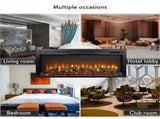44 inch wall recessed electric fireplace with remote and Imitation Flame , LED light heater 33708341
