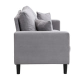 74" High Resilience three seater Sofa,Wooden Frame 3 Seat Sofa,Comfy,Modern Upholstered Sofa,Living W2297P264474