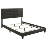 Charcoal Tufted Full Panel Bed B062P153534