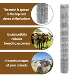 5x164 ft Advanced Weave Farm Enclosures Long-Lasting and Secure Galvanized Farm Fence 75287777