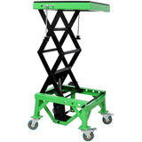 350 lbs Hydraulic Motorcycle Jack Lift Foot Step Wheels for Small Dirt Bikes,ATV Dirt Bike W465P265015