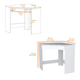 ZUN White Spacious Drawer Corner Desk B062P175190