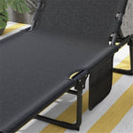 ZUN Folding Lounge Chairs / beach chair 66997181