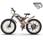 ZUN AOSTIRMOTOR S18-1500W 26" 1500W Electric Bike Fat Tire 48V 15AH Removable Lithium Battery Mountain