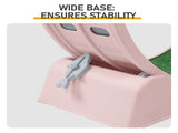 80*34*86CM Pink PP track connector assembly, circular design with green carpet 1 cat teaser stick, 44605047