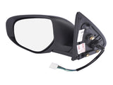 Black Left Side Door Door Mirror for Mitsubishi Outlander 2014-2019 7632B353 03998844