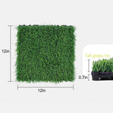 Artificial Lawn 36pcs Interlocking Artificial Grass Tiles For Patio, Balcony, Backyard, Artificial W3022P251833
