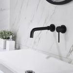 ZUN Single Lever Handle Wall Mounted Bathroom Faucet 83554621