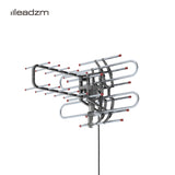 TA-851B 350&degRotation UV Dual Frequency 45-860MHz 22-28dB Open Antenna Silver Gray 10835179