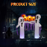9.8ft White Ghost Yard Decoration 22338839