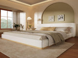 Elegant Upholstered Bed With Solid Wood Frame, Unlocking A New Experience Of Comfortable Sleeping, N769P293458A