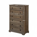 ZUN Modern 6 Drawer Dresser, Dressers for Bedroom, Tall Chest of Drawers Closet Organizers & Storage W2275P149120