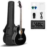 ZUN GMB101 4 string Electric Acoustic Bass Guitar w/ 4-Band Equalizer 17236582