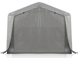 8X8FT Outdoor Storage Shelter Shed GREY 77980456