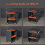 grey Tool Cart CNC Tool Cart CAT40 tool trolley BT40 cnc tool holder CNC machine tool service W2612P295402