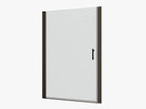 1 3/8" adjustment,universal pivot shower door, open outside, with 1/4" tempered glass finish 3672 W2122131055