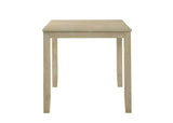 ZUN Beautiful Cream Color Counter Height 1Pc Dining Pub Height Square Table Dining Room Wooden Furniture B011P232907