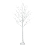 ZUN 4FT Snowflake Christmas Tree with 48 LED Lamp 30214895