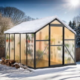 6x10 Hybrid Polycarbonate Greenhouse black 21321105