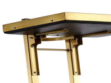 Gold 2 Tier Beauty Salon SPA Rolling Cart w/Double Storage Tray Stainless Steel 65665633