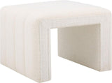 Modern Teddy Velvet Ottoman Footrest, Vanity Stool, and Shoe Bench for Makeup Room, Living Room, 94269049