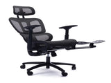 Adjustable Ergonomic Black Mesh Office with Headrest and Footrest, Conference/Computer Desk B011P213340
