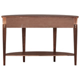 U-Style Modern Curved Console Table Sofa Table with 3 drawers and 1 Shelf for Hallway, Entryway, WF312995AAD