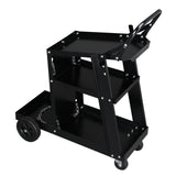 ZUN Professional Welding Cart Plasma Cutting Machine without Drawer Black 64726766