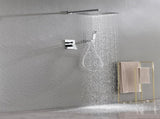 Shower Set System Bathroom Luxury Rain Mixer Shower Combo Set Wall Mounted Rainfall Shower Head W2287P182591