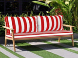 Outdoor Loveseat Cushion Set, 48 x 24 inch, Water Repellent Patio Furniture Cushions Replacement 03722112