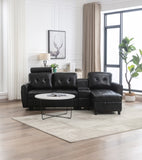 ZUN storage sofa /Living room sofa cozy sectional sofa 44817793