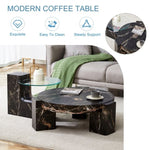 ZUN The detachable double-decker coffee table, the stylish is more precious, and the detachable W1151P184842