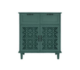 2 Door 2 Drawer Cabinet, American Furniture, Suitable for Bedroom, Living Room, Study W688P179038