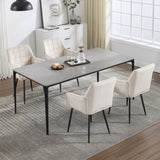 Dining Chairs Set of 2, Upholstered Kitchen Chairs with Comfortable Seat, velvet Dining Chairs with W3112P254925